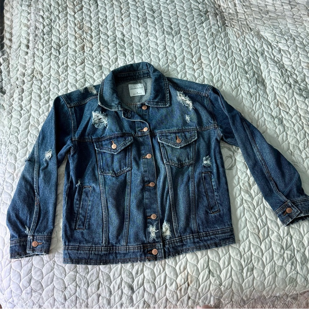 Distressed Denim Jacket